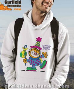 garfield just have knack for comedy halloween white men hoodie