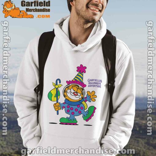 garfield just have knack for comedy halloween white men hoodie