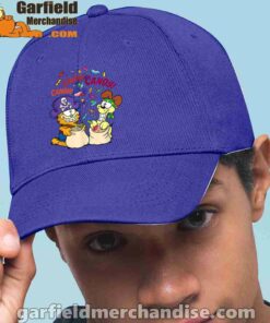 halloween garfield eat candy it’s lifestyle blue hat