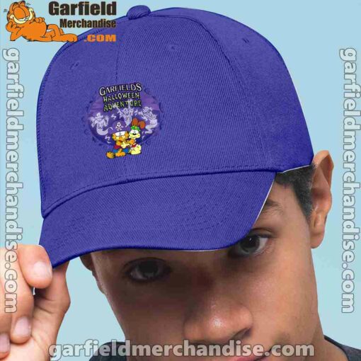 garfield halloween adventure hugging blue hat