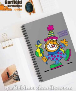 garfield just have knack for comedy halloween brown notebook