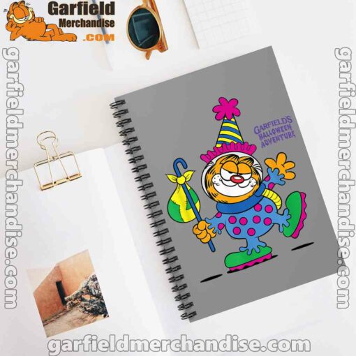 garfield just have knack for comedy halloween brown notebook