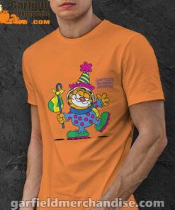 garfield just have knack for comedy halloween orange men shirt