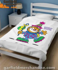 garfield just have knack for comedy halloween white blanket