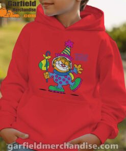 garfield just have knack for comedy halloween red hoodie kids