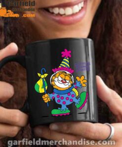 garfield just have knack for comedy halloween black mug