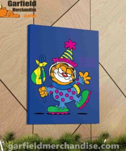 garfield just have knack for comedy halloween blue canvas