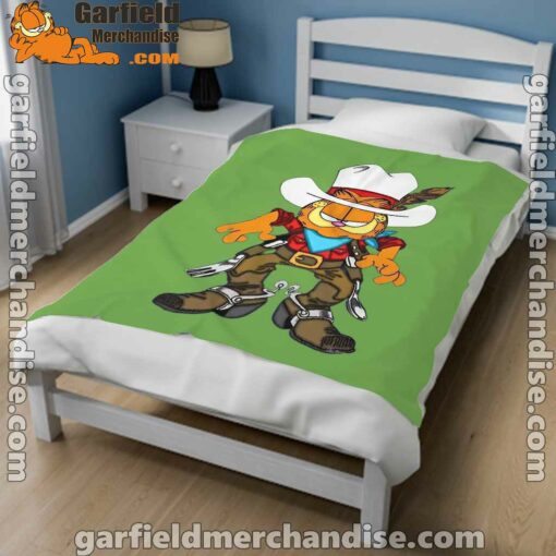 cowboy garfield what do need green blanket