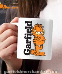 garfield cooper activated every monday to survive white mug