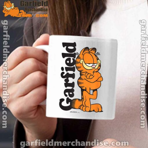 garfield cooper activated every monday to survive white mug