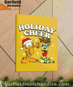 garfield holiday cheer odie yellow canvas