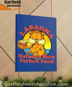 garfield lasagna natures most perfect food blue canvas