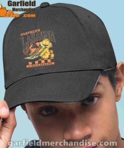 garfield vintage the slice garfields lasagna black hat