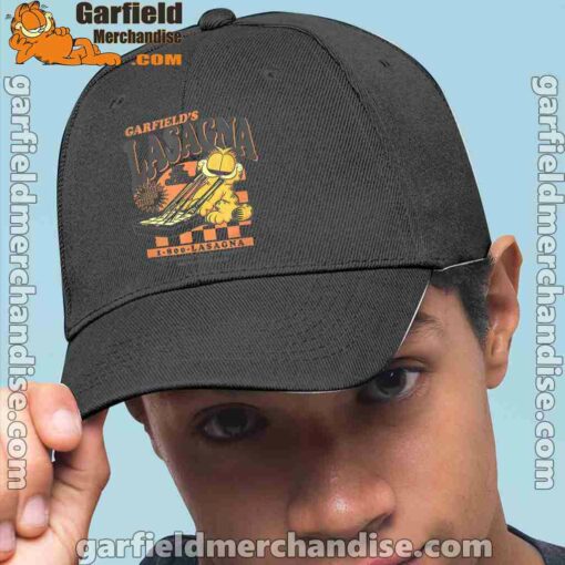 garfield vintage the slice garfields lasagna black hat