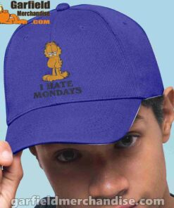 hate mondays garfield are just nature’s way of ruining my life blue hat