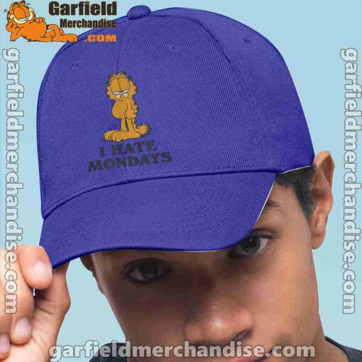 hate mondays garfield are just nature’s way of ruining my life blue hat