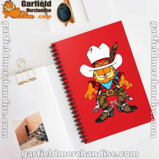 cowboy garfield what do need red notebook