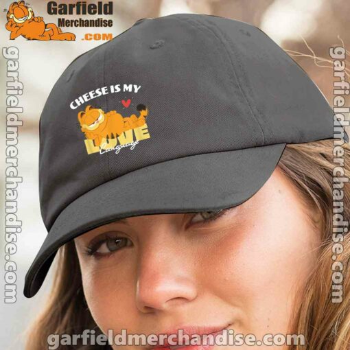 garfield cheese is my love lasagna women black hat