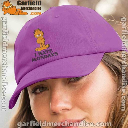 hate mondays garfield are just nature’s way of ruining my life purple hat