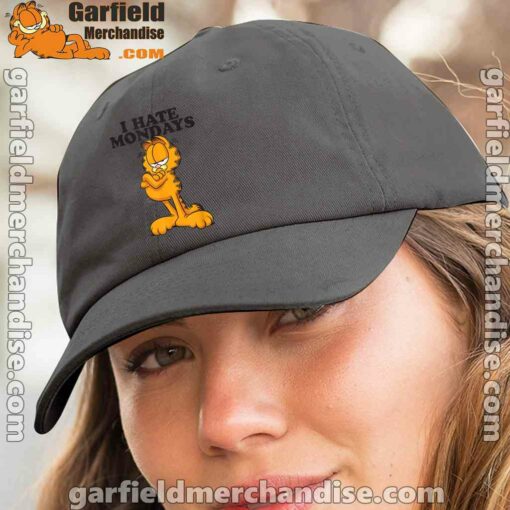 i hate mondays garfield women black hat