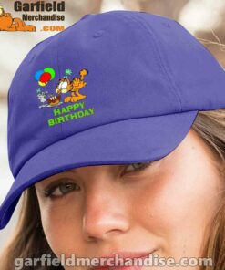 on your birthday garfield blue hat women