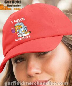 garfield hate mondays are for suffering and naps red hat