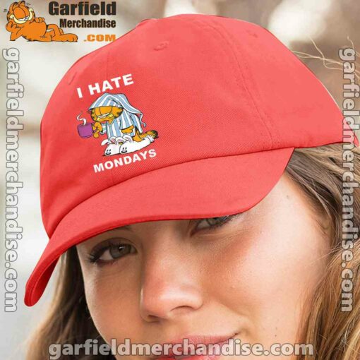 garfield hate mondays are for suffering and naps red hat