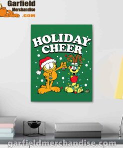 garfield holiday cheer odie green canvas