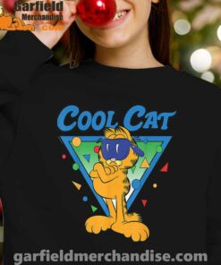 being weird is just another way of cool garfield black girl sweatshirts