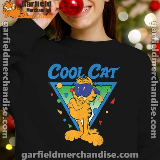 being weird is just another way of cool garfield black girl sweatshirts