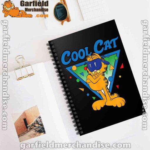 being weird is just another way of cool garfield black notebook