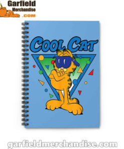 being weird is just another way of cool garfield blue notebook