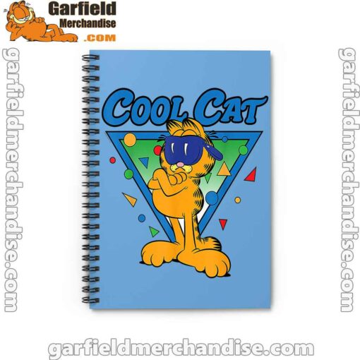 being weird is just another way of cool garfield blue notebook