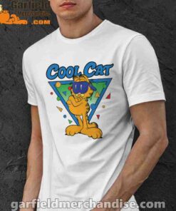 being weird is just another way of cool garfield white men shirt