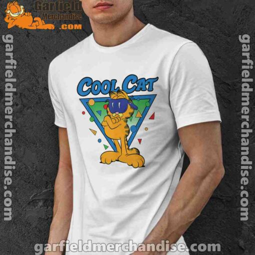 being weird is just another way of cool garfield white men shirt