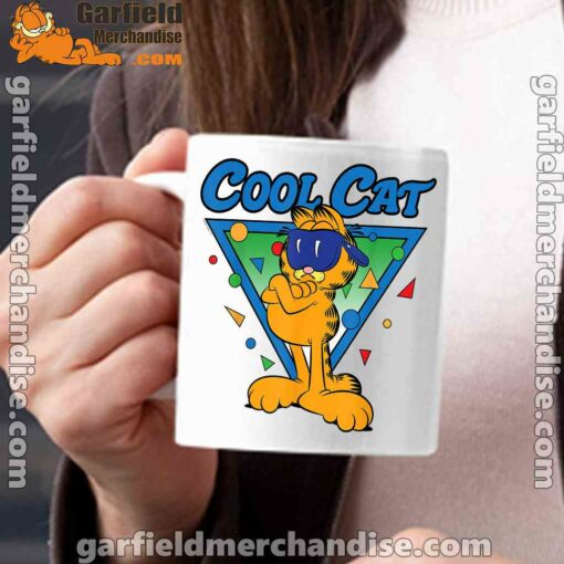 being weird is just another way of cool garfield white mug