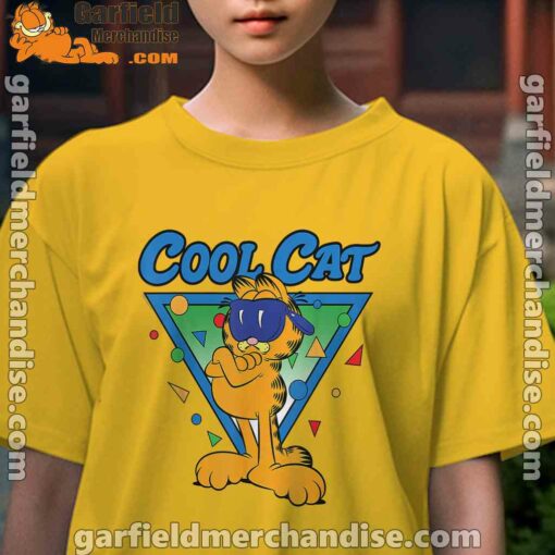 being weird is just another way of cool garfield yellow kids girl t shirts