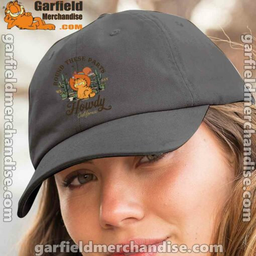 california howdy garfield cowboy women black hat