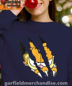 claws the garfield getting what want navy sweatshirts for girl