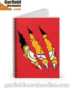 claws the garfield getting what want red notebook