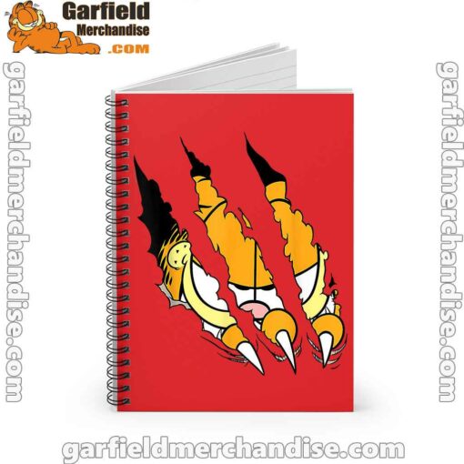 claws the garfield getting what want red notebook