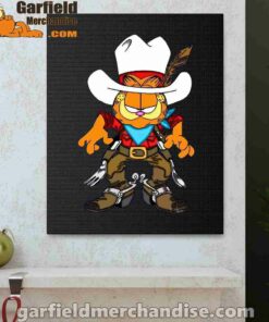 cowboy garfield what do need black canvas