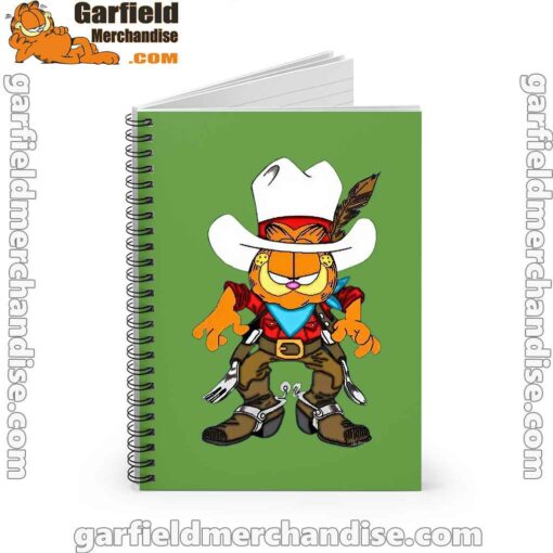 cowboy garfield what do need green notebook