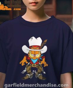 Garfield cowboy shirt tee