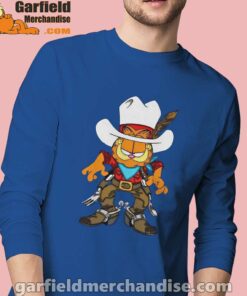 cowboy garfield what do need men's blue long sleeve