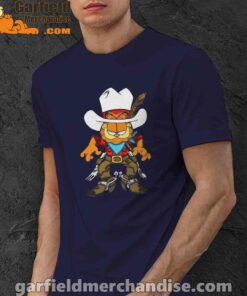 cowboy garfield what do need navy men shirt