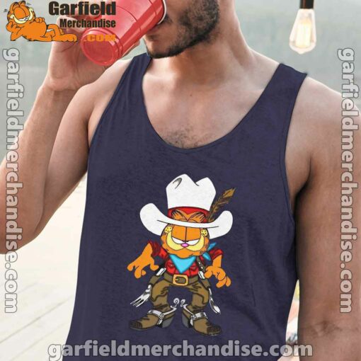 cowboy garfield what do need navy tank tops with men