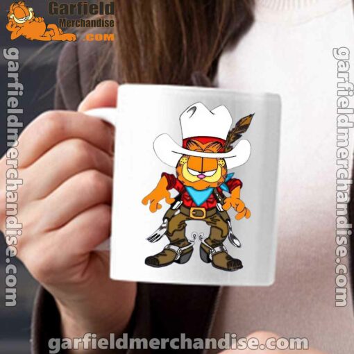 cowboy garfield what do need white mug