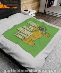 garfield awesome i’ve redefined the word green blanket