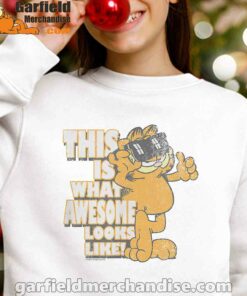 garfield awesome i’ve redefined the word white girl sweatshirt